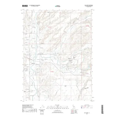 2018 Map of Palo Cedro, 2018 Print