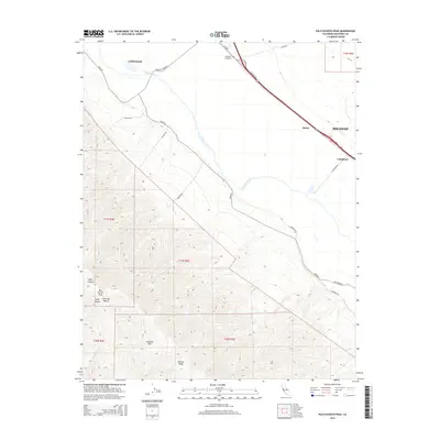 2015 Map of Palo Escrito Peak, 2015 Print
