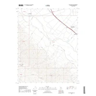 2018 Map of Palo Escrito Peak, 2018 Print