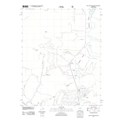 2011 Map of Palo Flechado Pass, 2011 Print