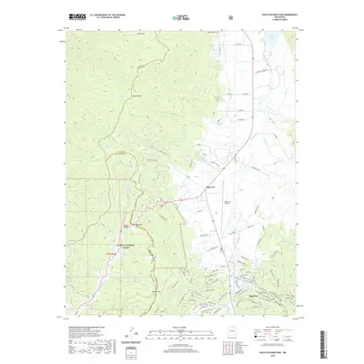 2020 Map of Palo Flechado Pass, 2020 Print