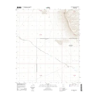 2014 Map of Palo Verde Camp, 2014 Print