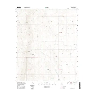 2017 Map of Palomas Gap, 2017 Print