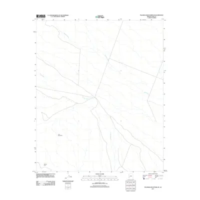 2011 Map of Palomas Mountains NE, 2011 Print