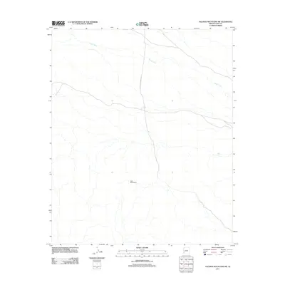 2011 Map of Palomas Mountains NW, 2011 Print