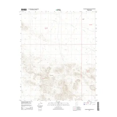 2014 Map of Palomas Mountains NW, 2014 Print