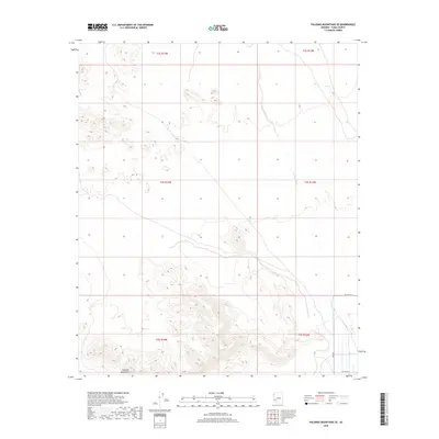 2018 Map of Palomas Mountains SE, 2018 Print