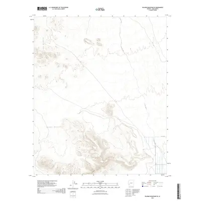 2026 Map of Palomas Mountains SE, 2026 Print