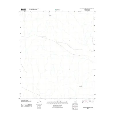2011 Map of Palomas Mountains SW, 2011 Print