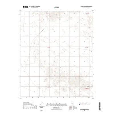 2018 Map of Palomas Mountains SW, 2018 Print