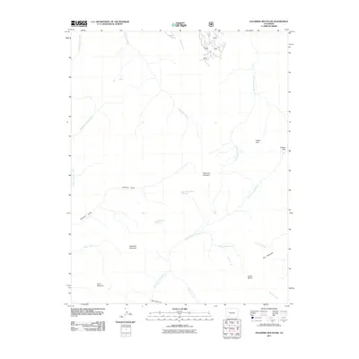 2011 Map of Palomino Mountain, 2011 Print