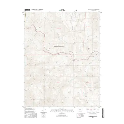 2016 Map of Palomino Mountain, 2016 Print