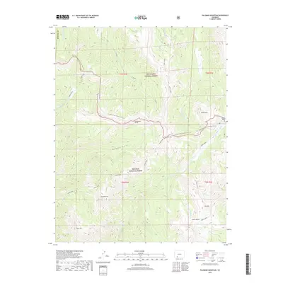2019 Map of Palomino Mountain, 2019 Print