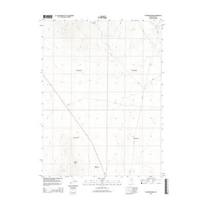 2014 Map of Palomino Ridge, 2014 Print