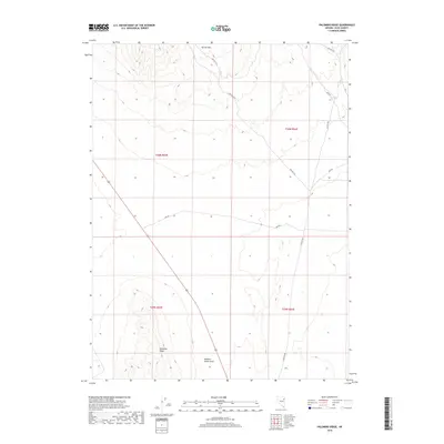 2018 Map of Palomino Ridge, 2018 Print