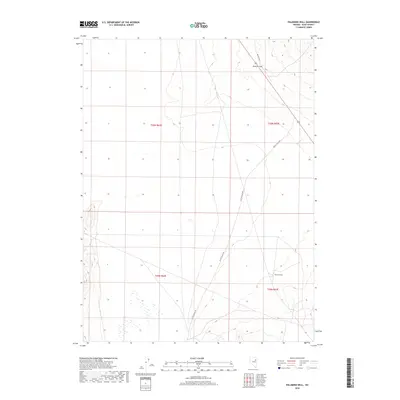 2018 Map of Palomino Well, 2018 Print