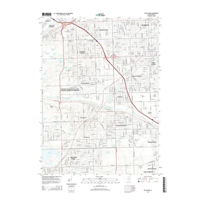 2015 Map of Palos Park, 2015 Print