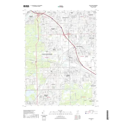 2018 Map of Palos Park, 2018 Print