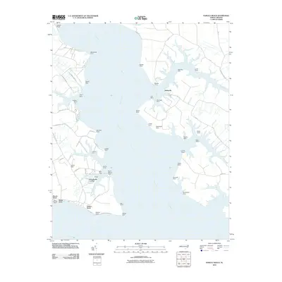 2010 Map of Pamlico Beach, 2010 Print