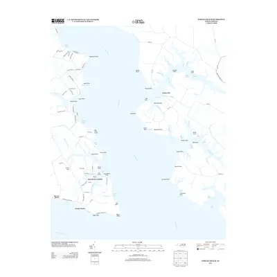 2013 Map of Pamlico Beach, 2013 Print