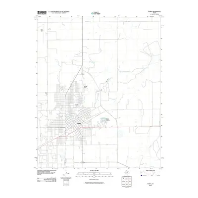 2010 Map of Pampa, 2010 Print