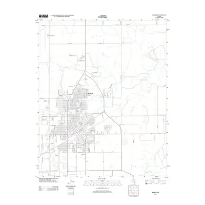 2012 Map of Pampa, 2012 Print