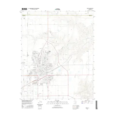 2016 Map of Pampa, 2016 Print