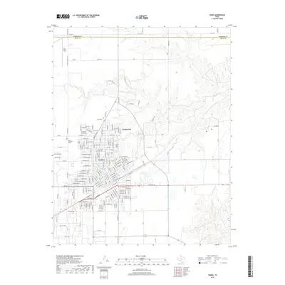 2019 Map of Pampa, 2019 Print