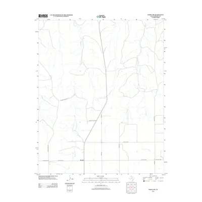2012 Map of Pampa NW, 2012 Print