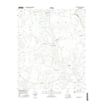 2017 Map of Pamplico South, 2017 Print