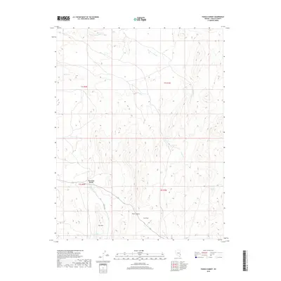 2018 Map of Panaca Summit, 2018 Print