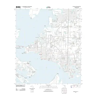 2012 Map of Panama City, 2012 Print
