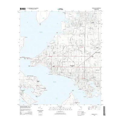 2015 Map of Panama City, 2015 Print