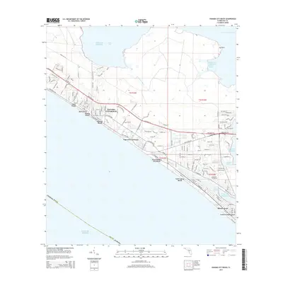 2015 Map of Panama City Beach, 2015 Print
