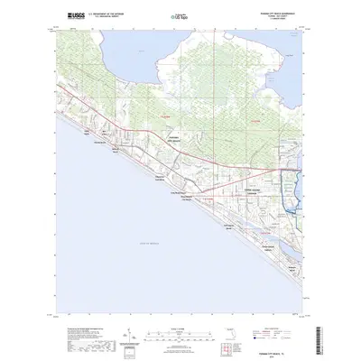 2024 Map of Panama City Beach, 2024 Print
