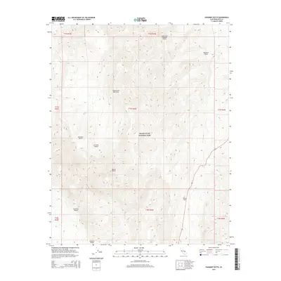 2015 Map of Panamint Butte, 2015 Print