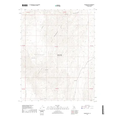 2018 Map of Panamint Butte, 2018 Print