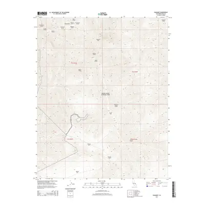 2015 Map of Panamint, 2015 Print