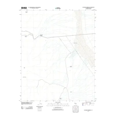 2012 Map of Panamint Springs, 2012 Print
