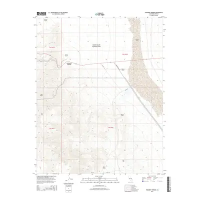 2015 Map of Panamint Springs, 2015 Print