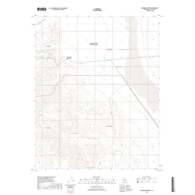 2018 Map of Panamint Springs, 2018 Print