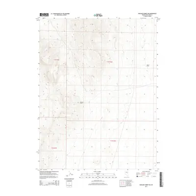 2014 Map of Pancake Summit SW, 2014 Print