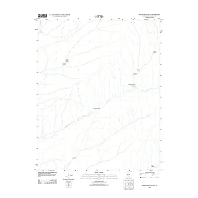 2012 Map of Pancho Rico Valley, 2012 Print