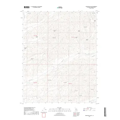 2018 Map of Pancho Rico Valley, 2018 Print