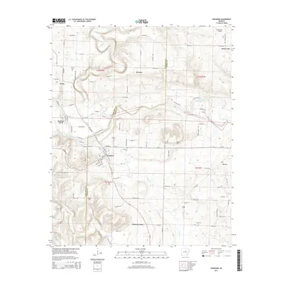 2014 Map of Pangburn, 2014 Print