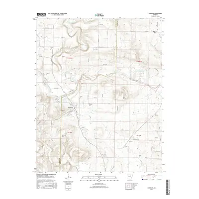 2017 Map of Pangburn, 2017 Print