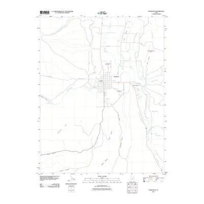 2011 Map of Panguitch, 2011 Print