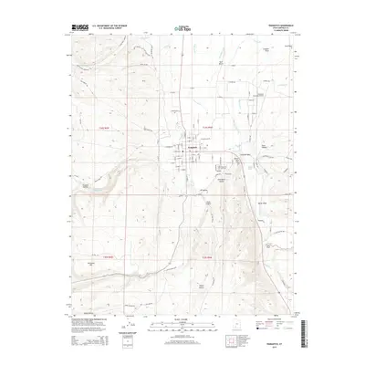 2014 Map of Panguitch, 2014 Print