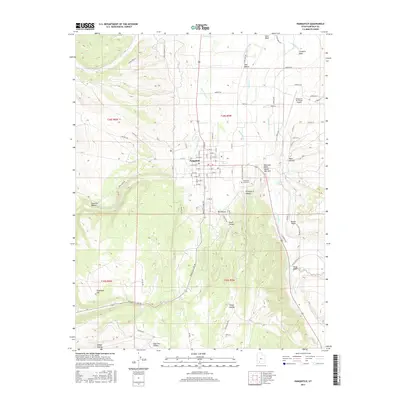 2017 Map of Panguitch, 2017 Print