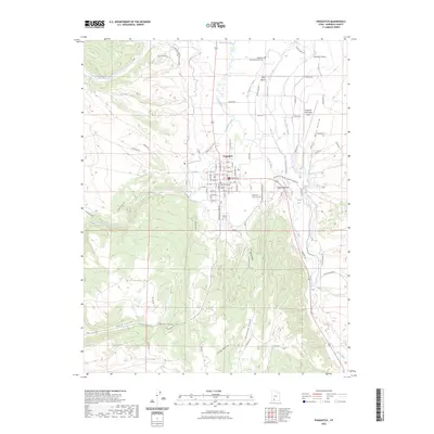2023 Map of Panguitch, 2023 Print